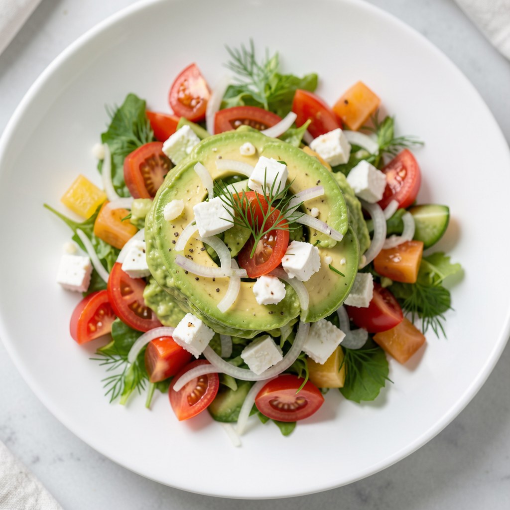 Sałatka a la guacamole