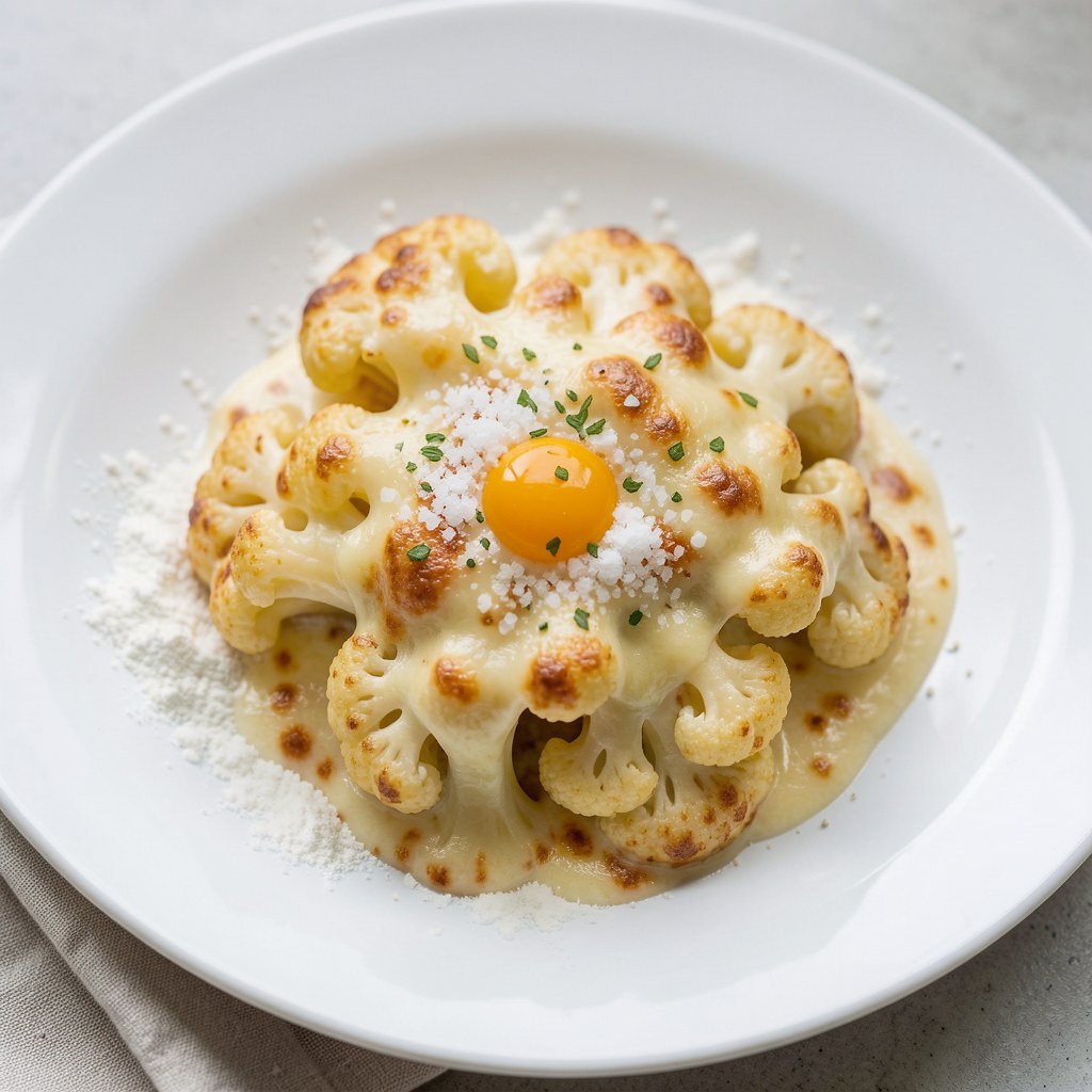 Kalafior pod pierzynką .