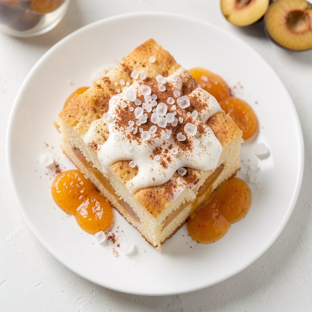 Śliwkowe ciasto ucierane