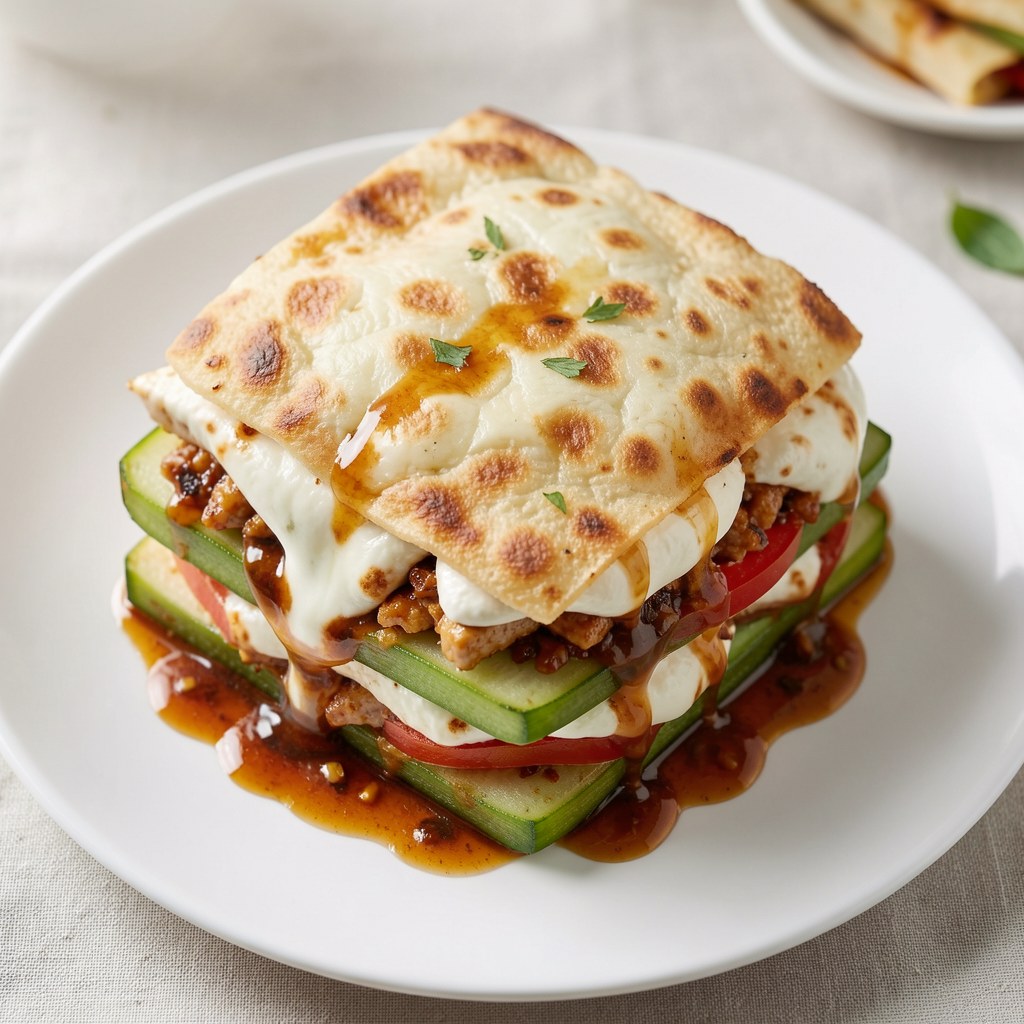 Zapiekane talarki cukinii