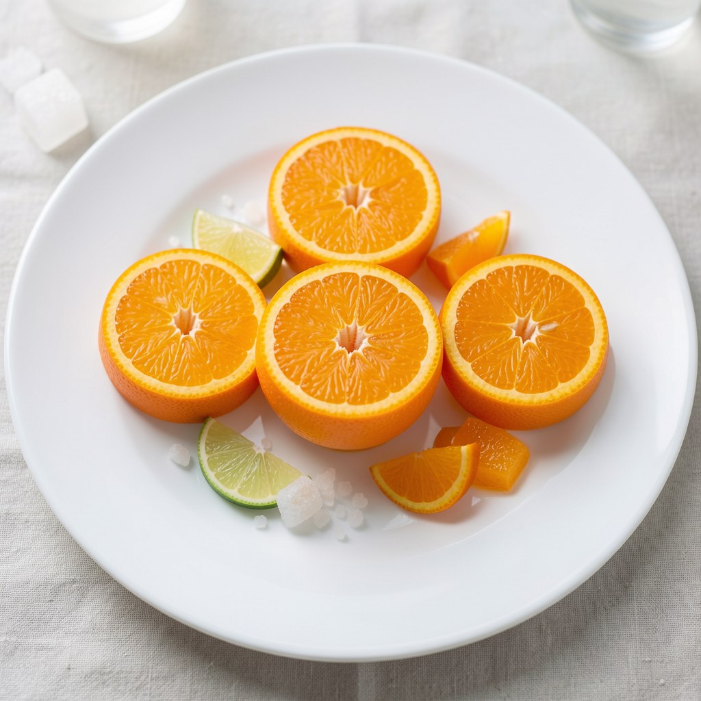 Galaretka w pomarańczach