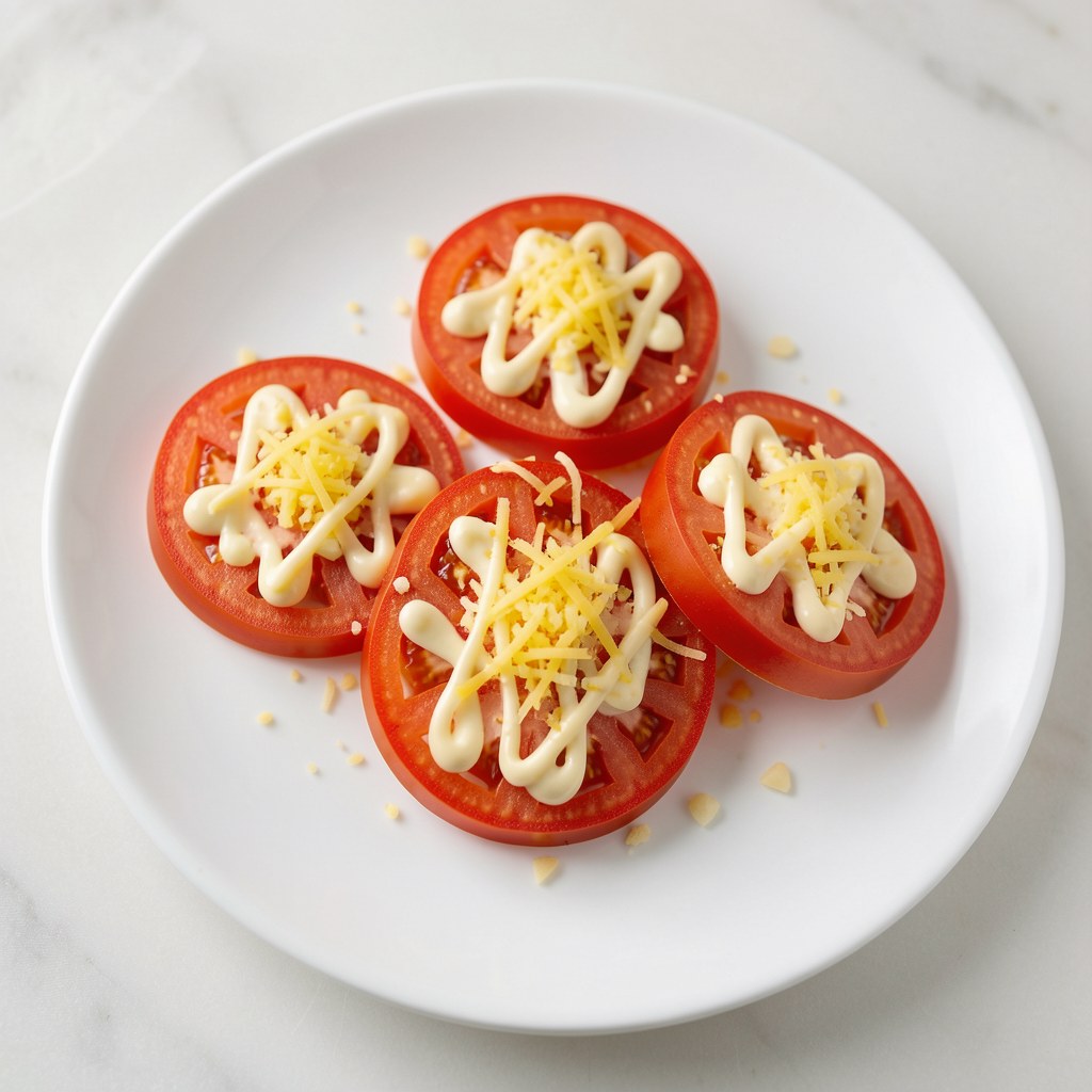 Przystawka z pomidora i czosnku