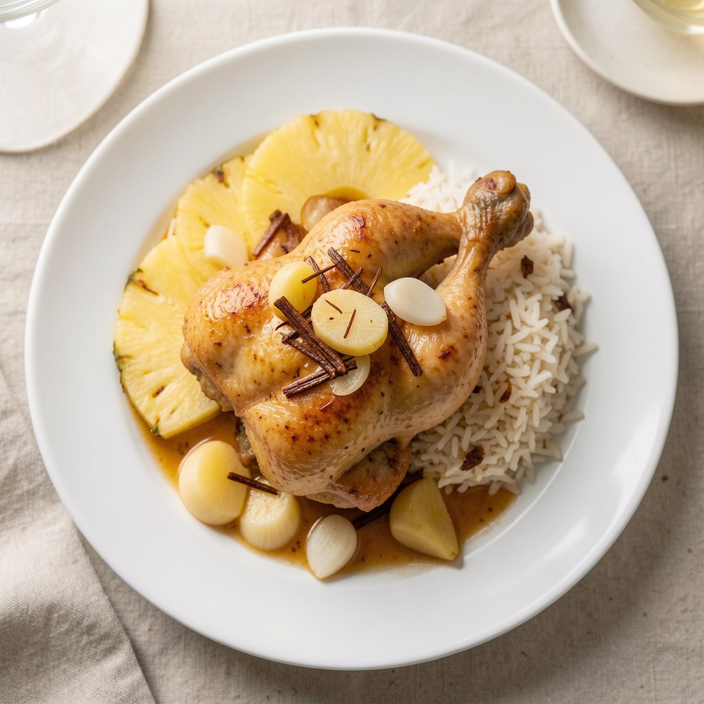Kurczak z ananasem