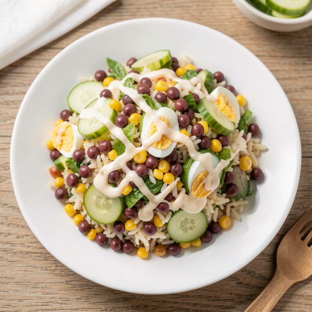 Sałatka z czerwoną fasolą