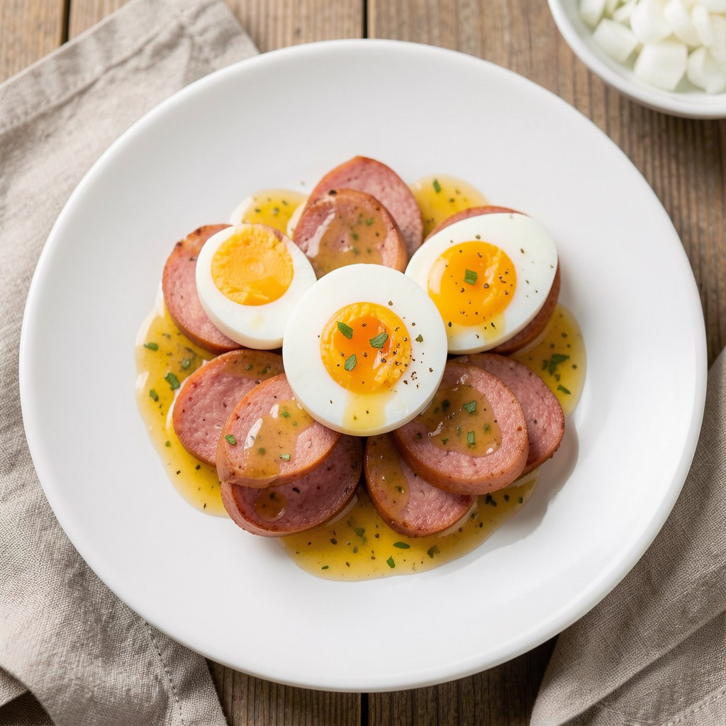 Koreczki z swojskiej kiełbasy