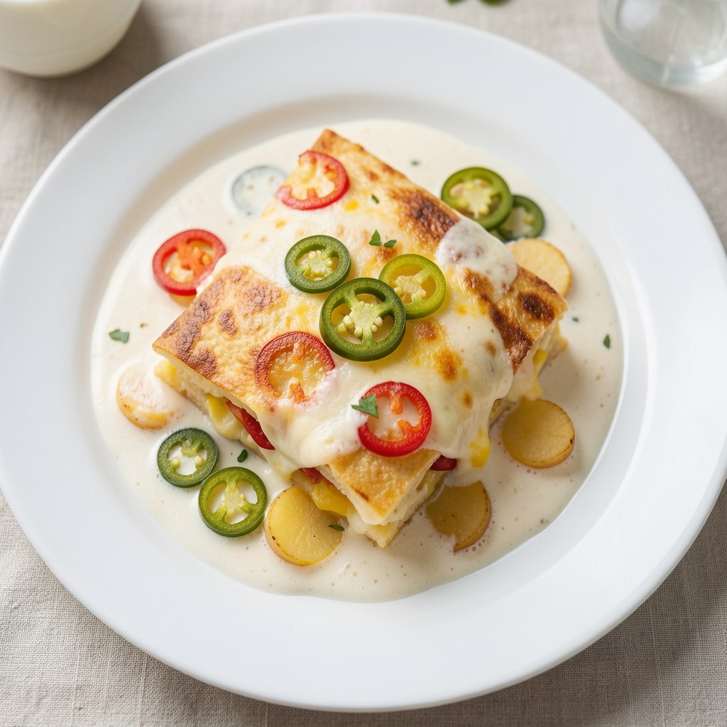 Zapiekanka z ziemniaków i papryczek jalapeno