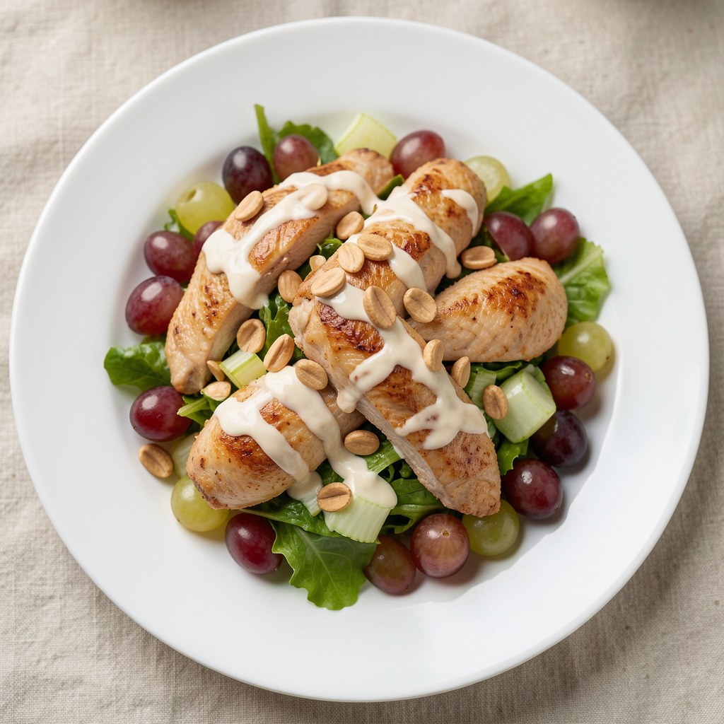 Sałatka z kurczaka z winogronami