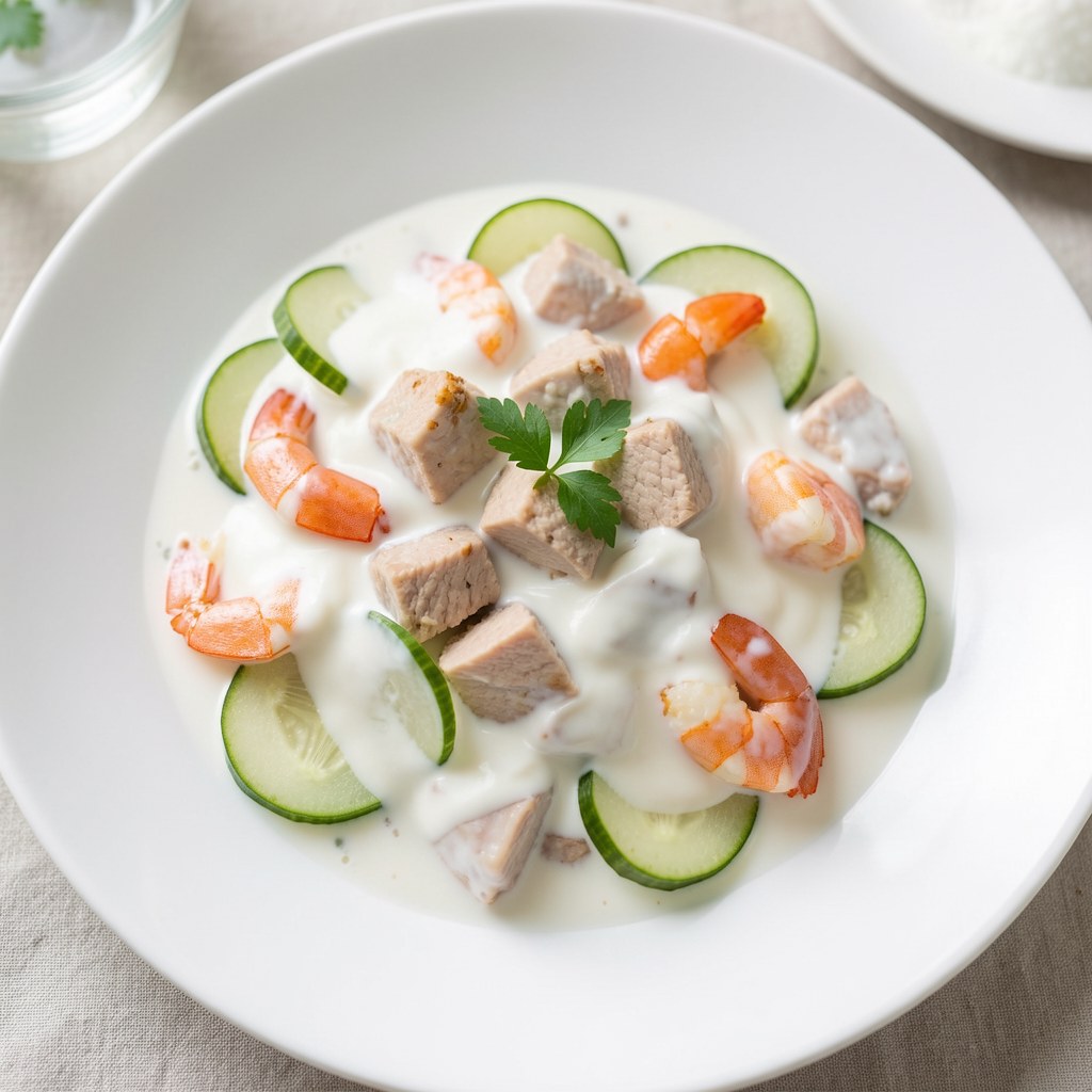 Chłodnik z zielonego ogórka