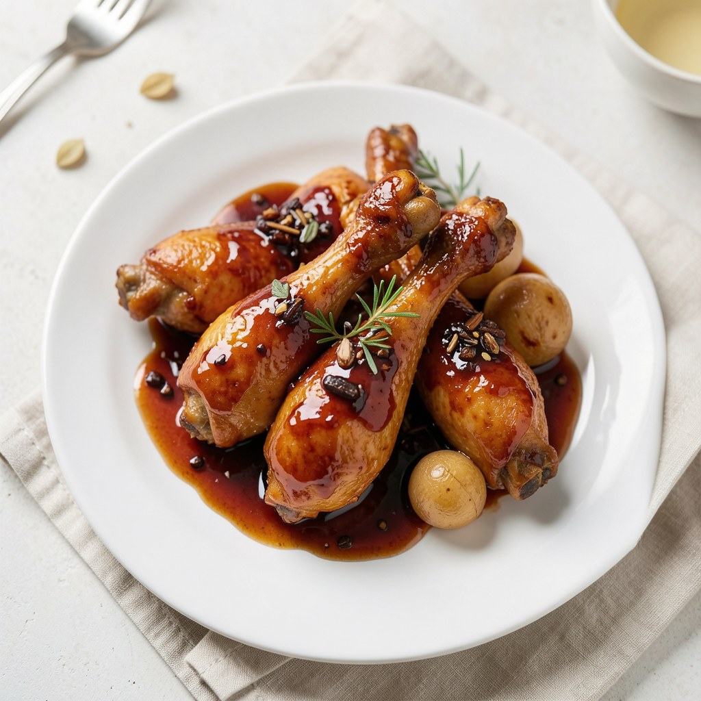 Kurczak w syropie muszkatołowym