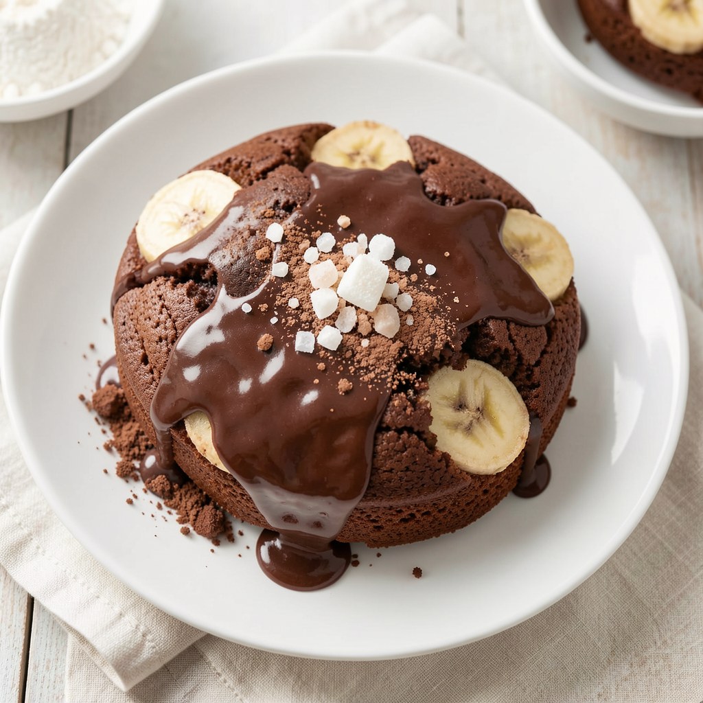 Ciasto czekoladowo bananowe