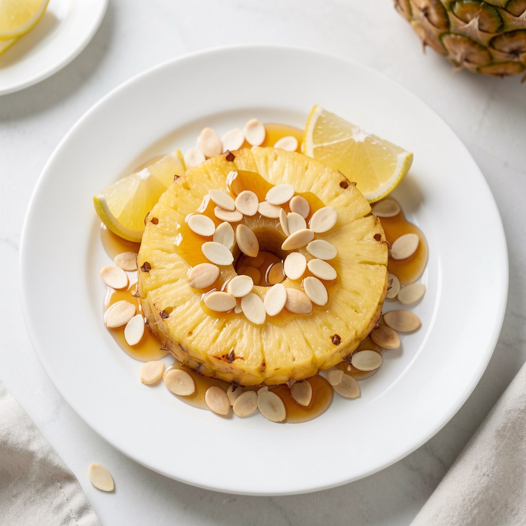 Ananas Eli z miodem i migdałami