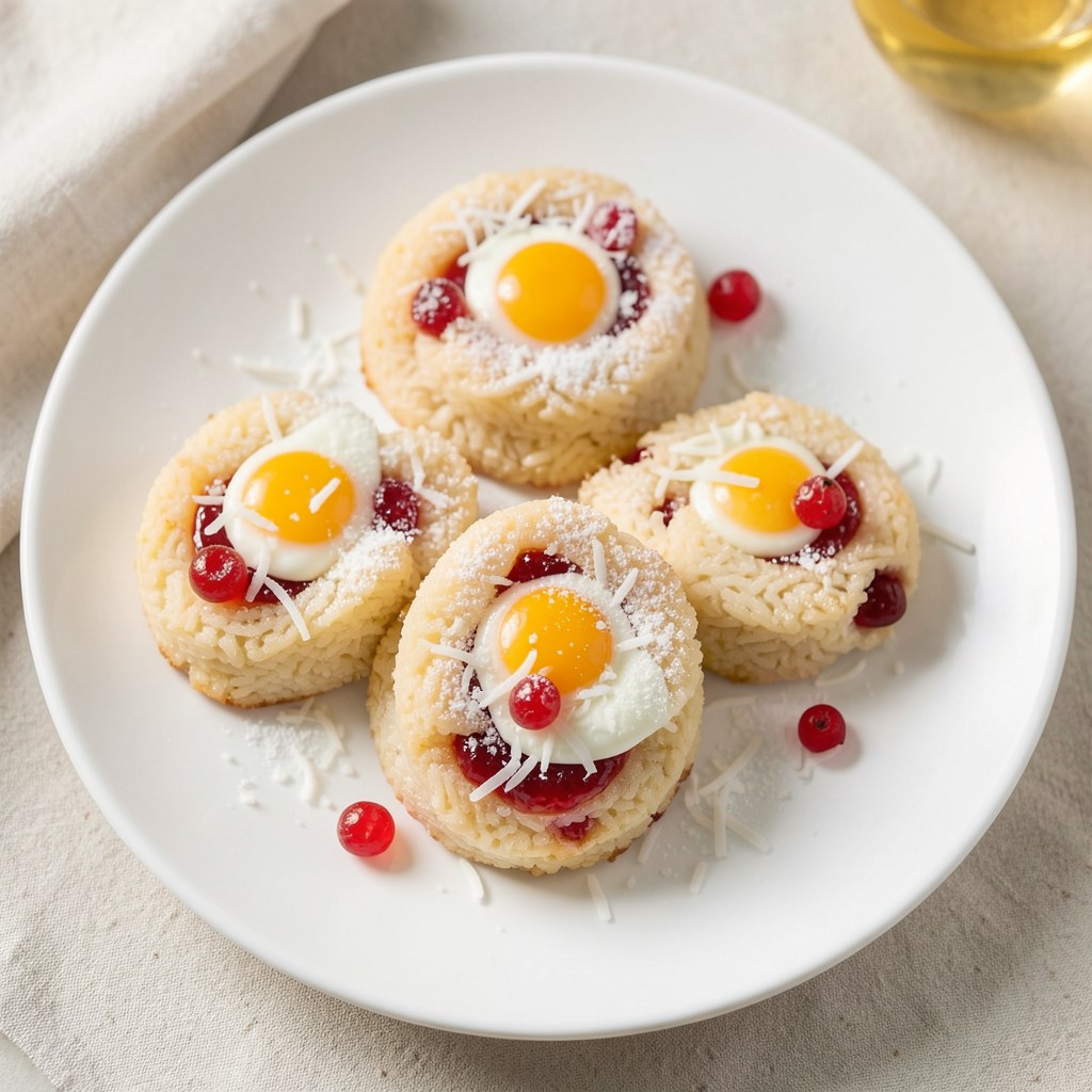 Ciasteczka ryżowo-kokosowe