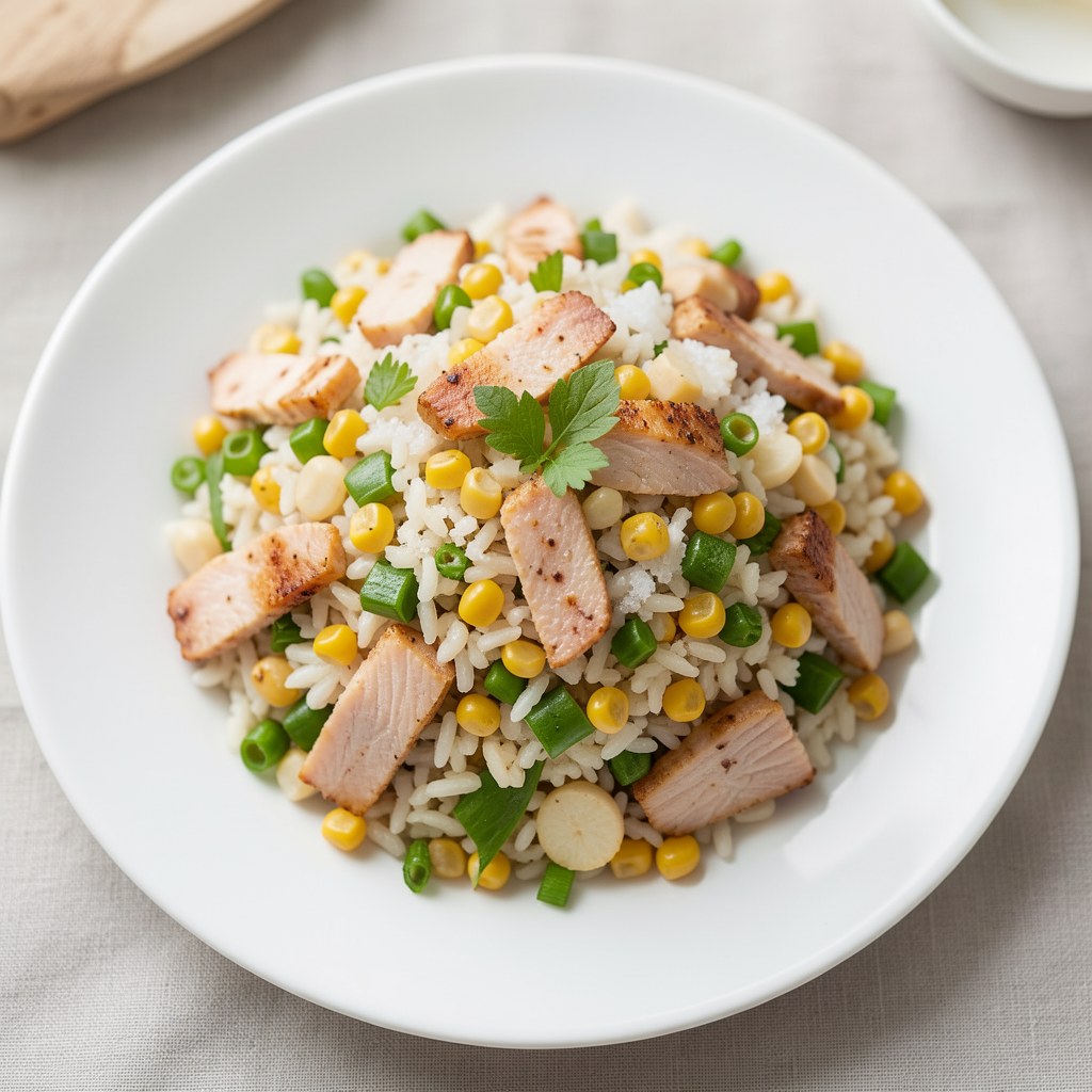 Sałatka z wędzonym pstrągiem