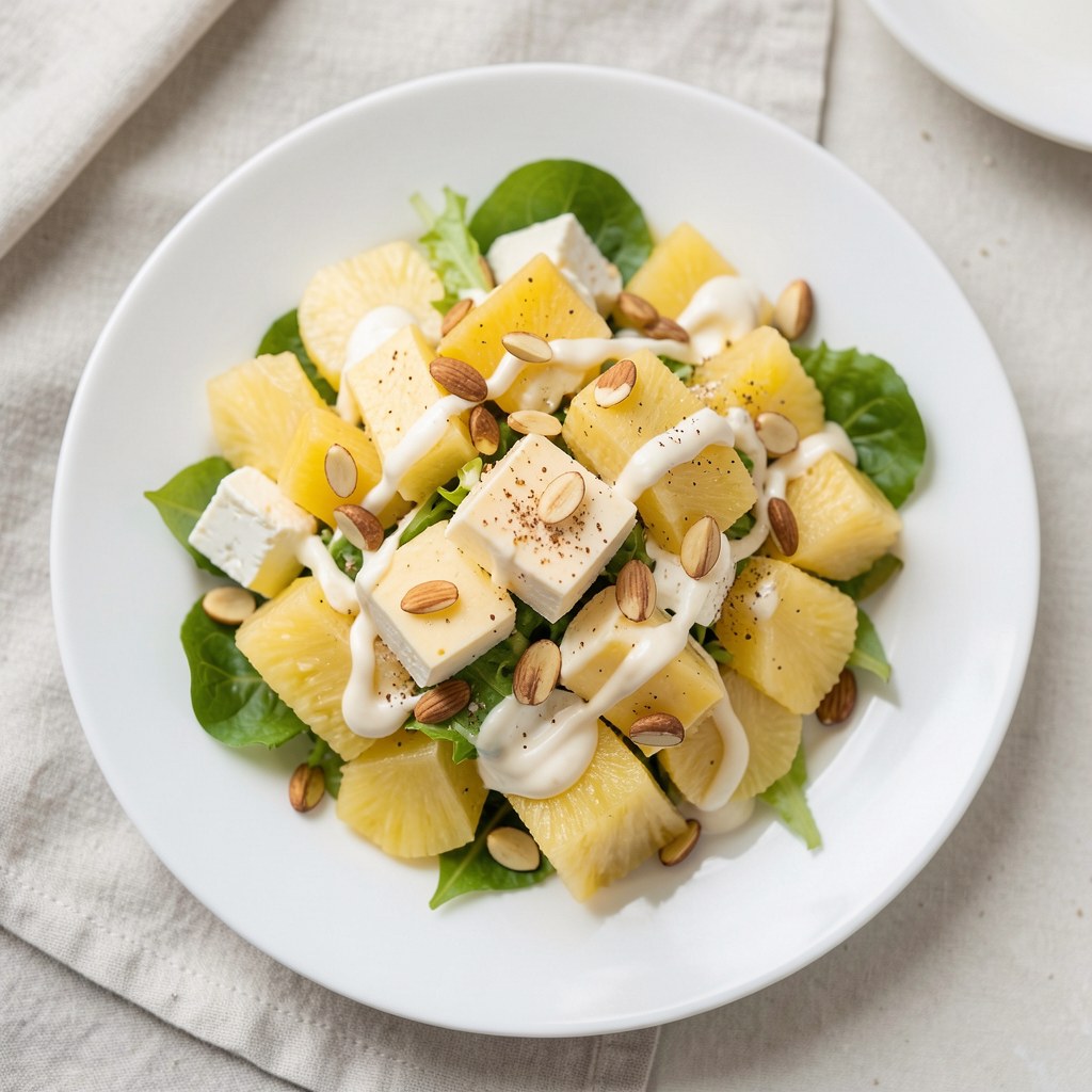 Sałatka z żółtego sera