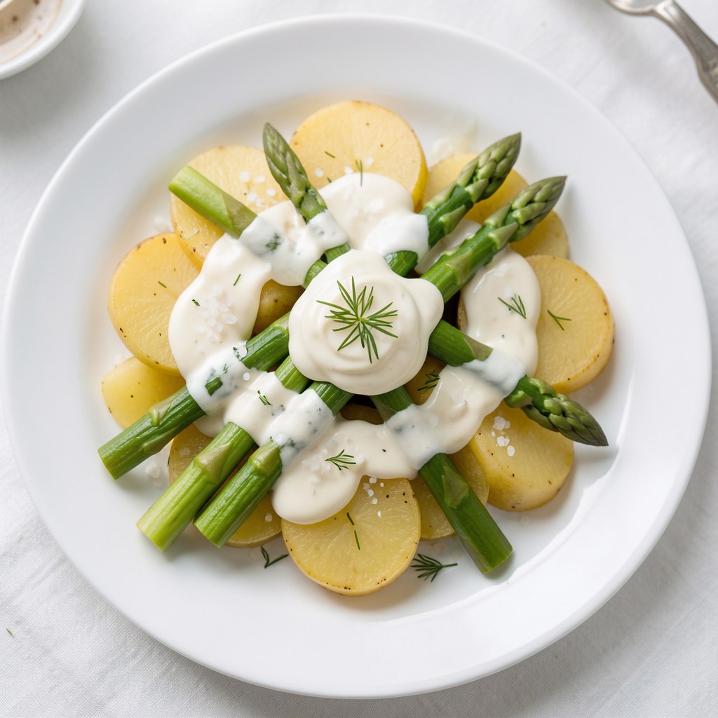 Szparagi z ziemniakami