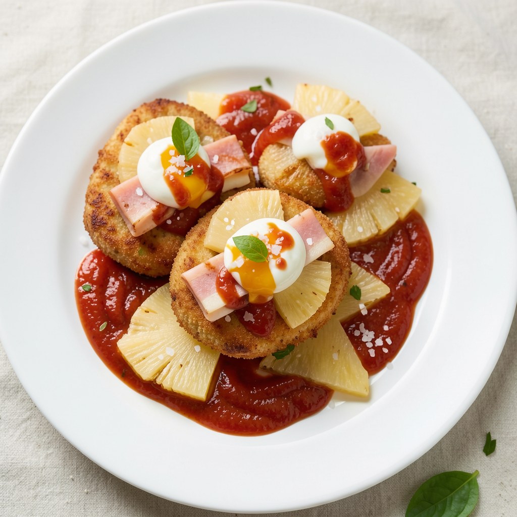 Kotlety Eli po hawajsku