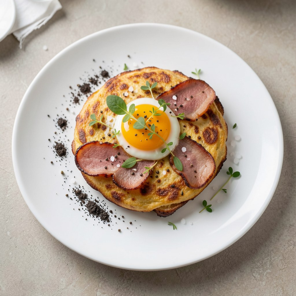 Jajecznica na wędzonce