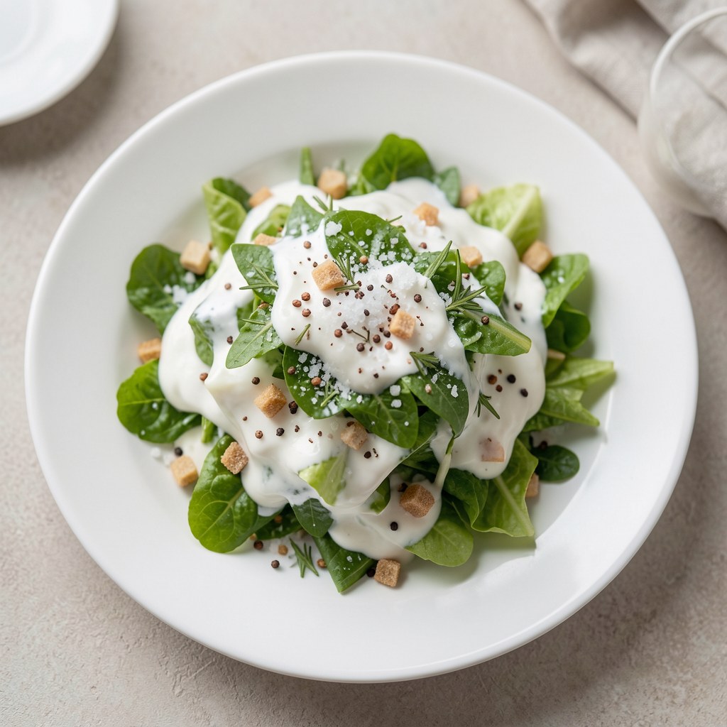 sałata ze szczypiorkiem i koperkiem