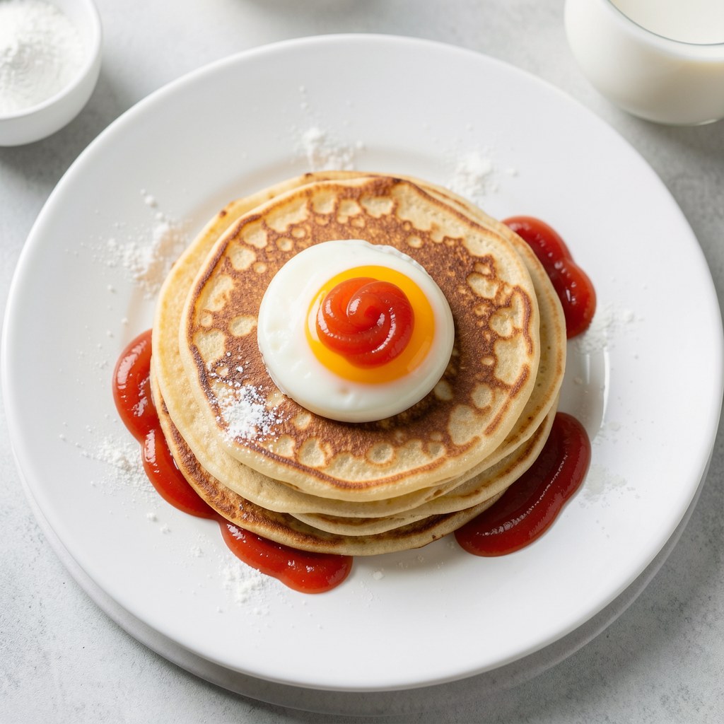 Parówki w naleśniku