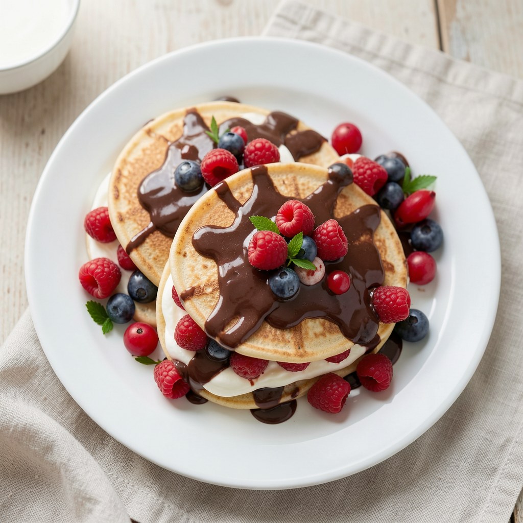 Leśne smaczki w naleśnikach