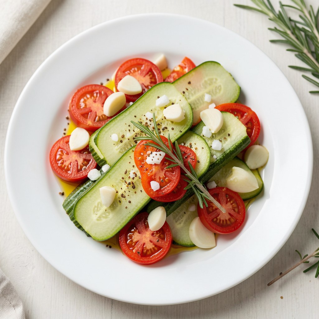 Cukinia duszona z pomidorami