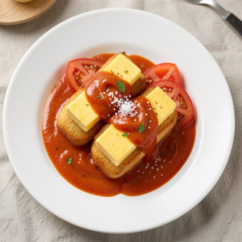 Parówki w sosie musztardowo-ketchupowym