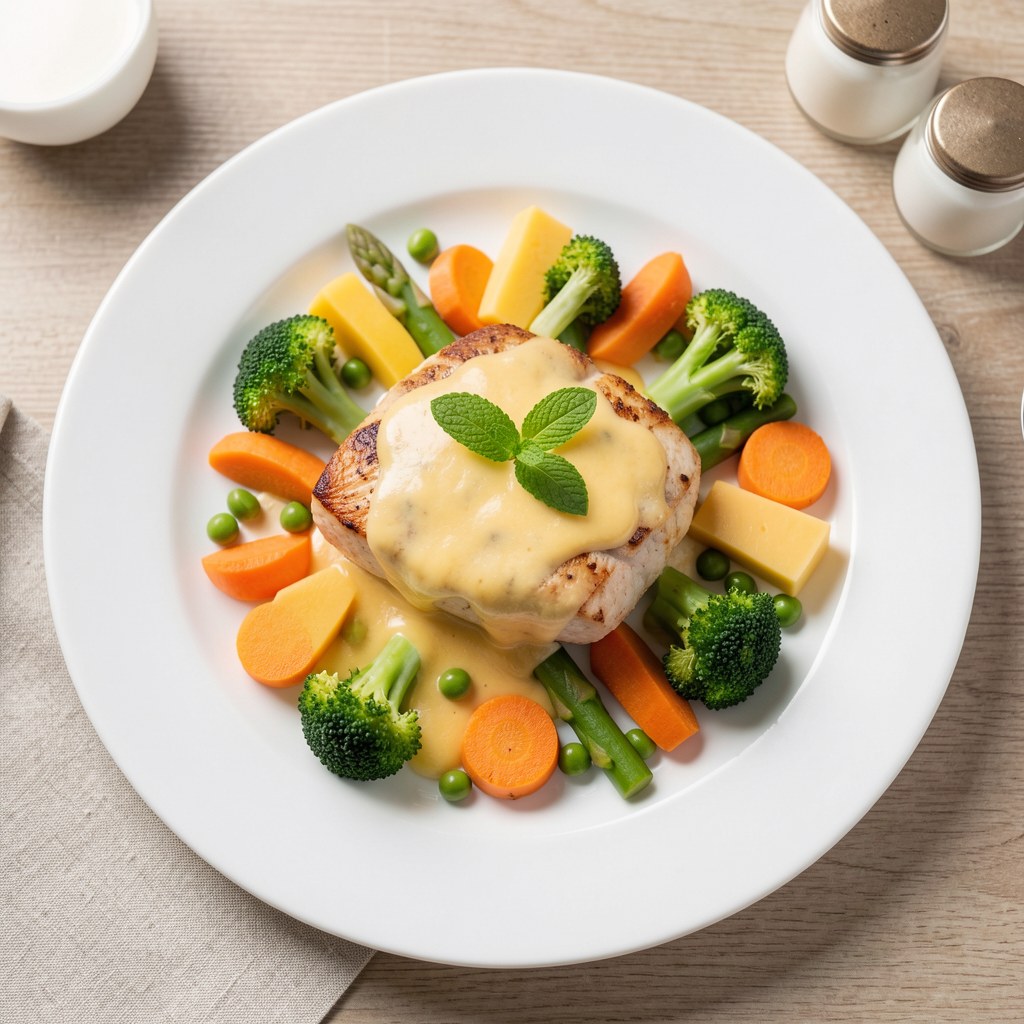 Filet z mintaja z sosem beszamelowym