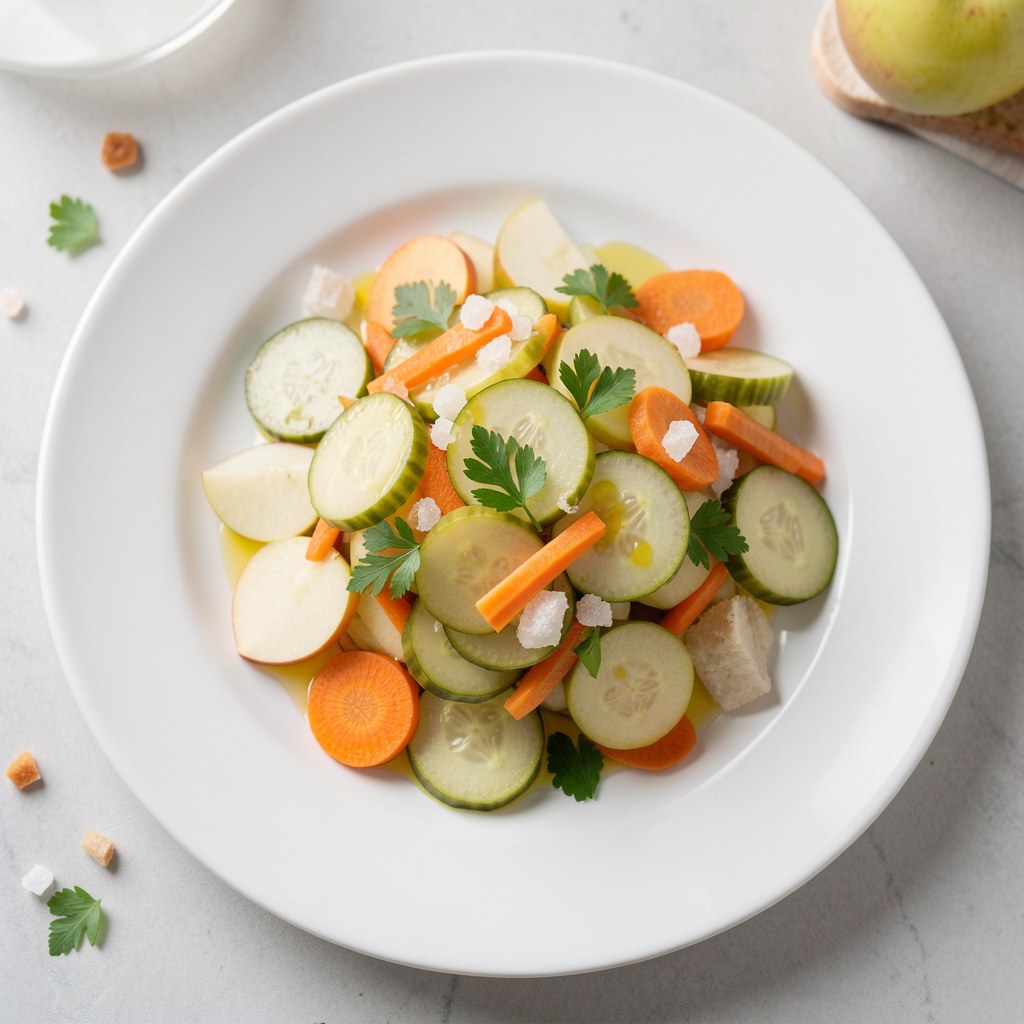 Surówka z ogórków kwaszonych