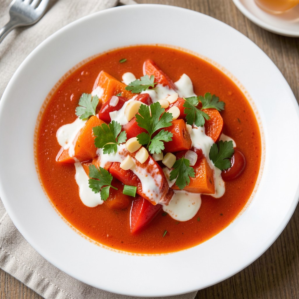 Papryka w czerwonym sosie