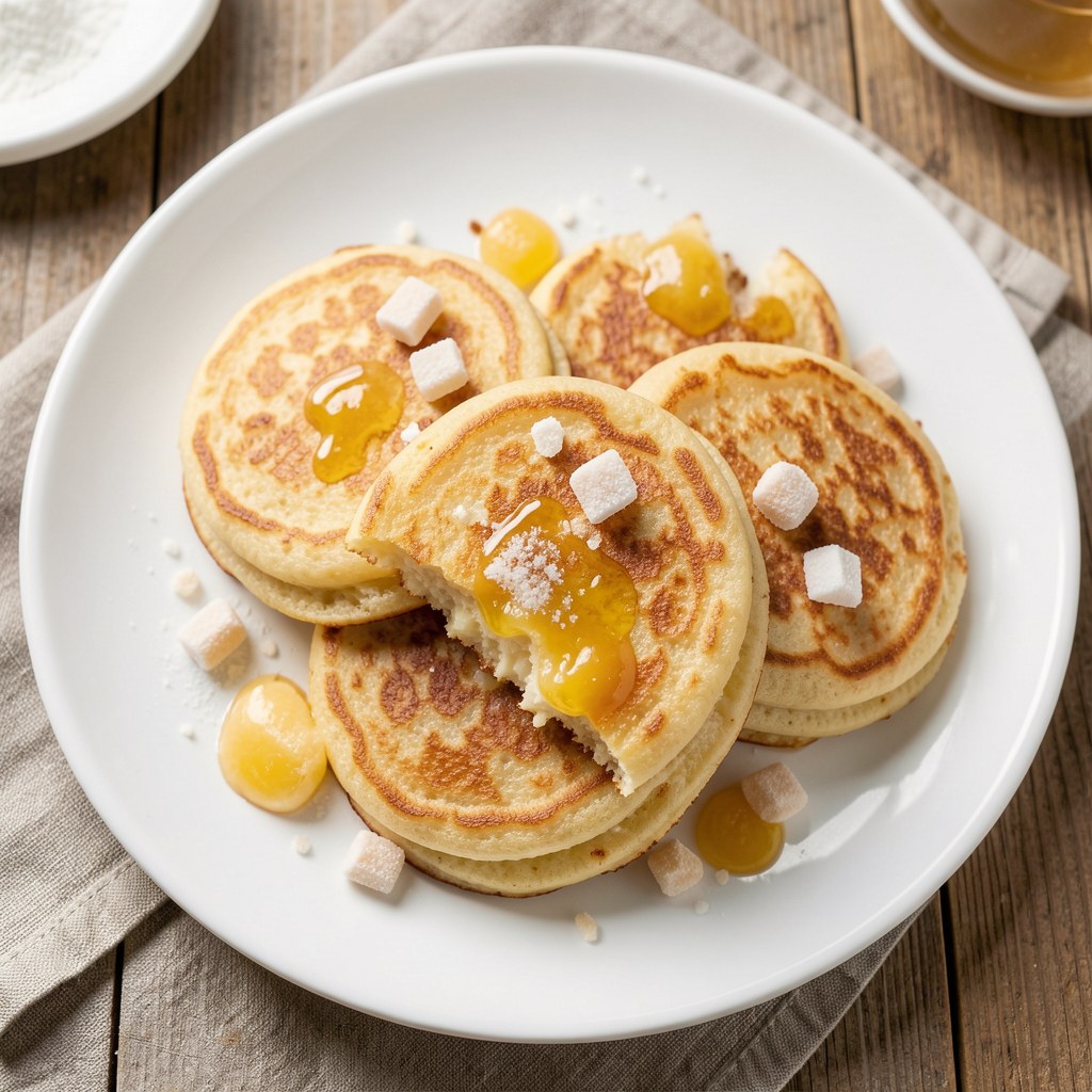 Placuszki z serkiem wiejskim