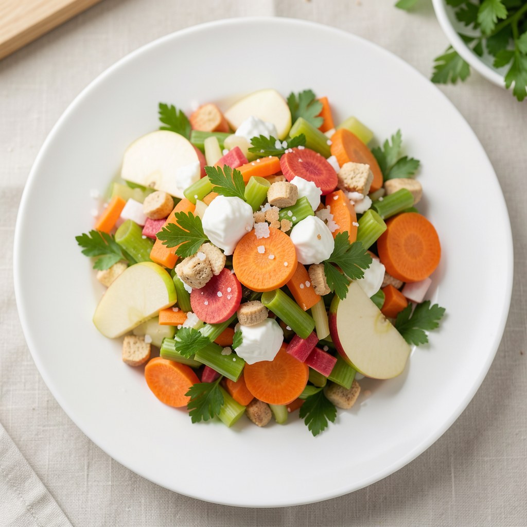 Surówka z marchwi i rzepy