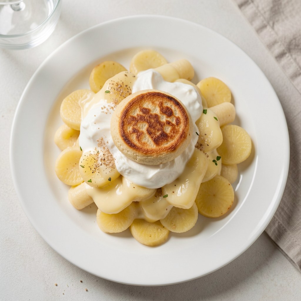 kluski kładzione serowe