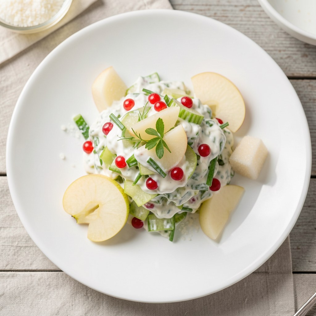 Surówka z selerów i jabłek