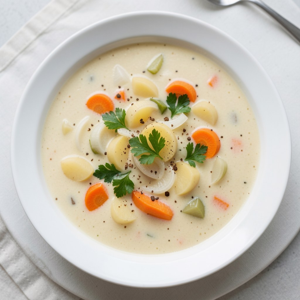 Kremowa zupa warzywna