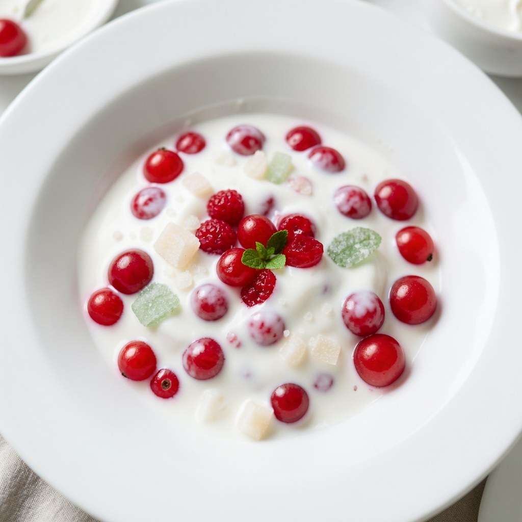 Napój mleczny z agrestu