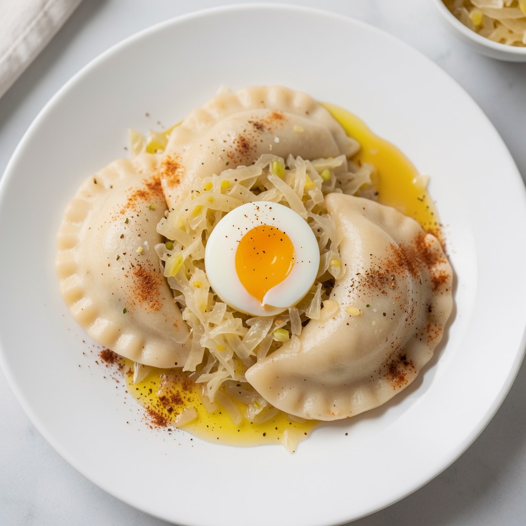 Pierogi ze słodką kapustą