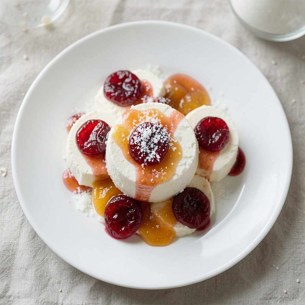 Legumina z twaragu i dżemu