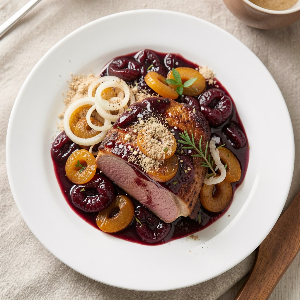 Sos do pieczeni z powidłami sliwkowymi