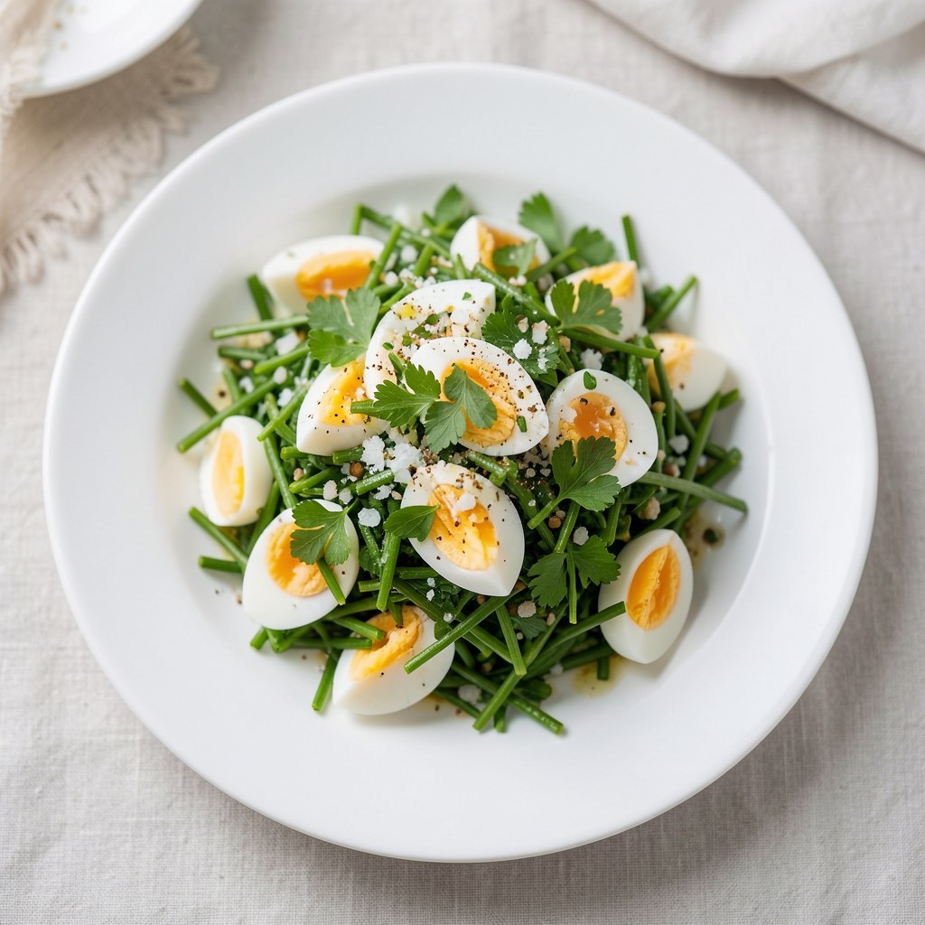 Sałatka rzodkiewkowo-jajeczna