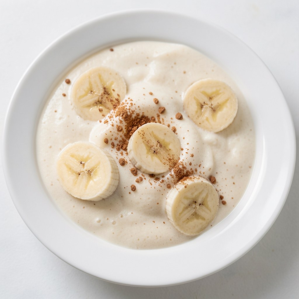 Napój mleczny z bananami