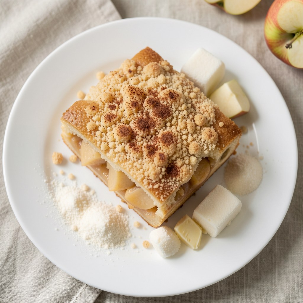 Łatwa szarlotka z rodzynkami