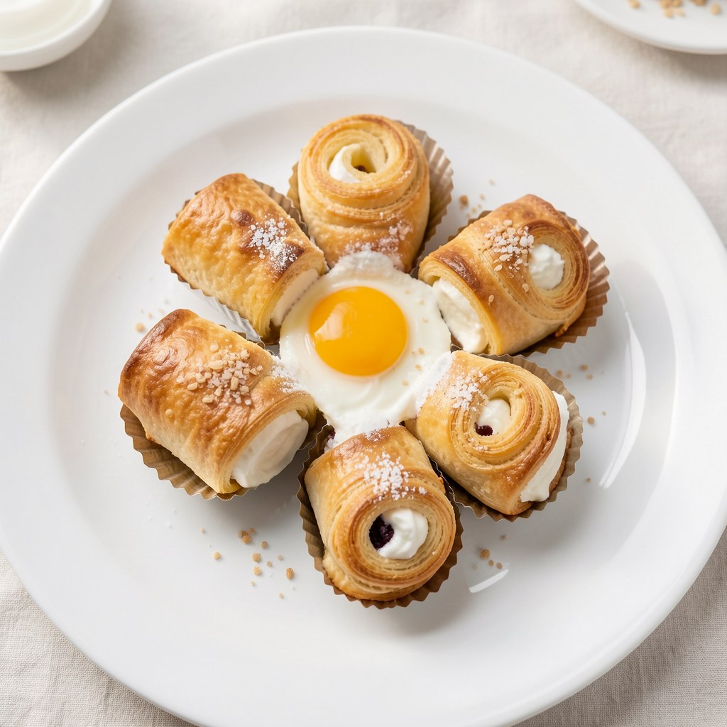 Rurki z ciasta półfrancuskiego