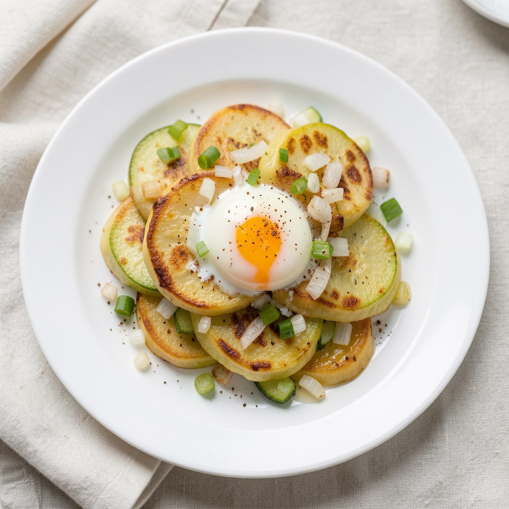 Cukinia zasmażana w koszulce