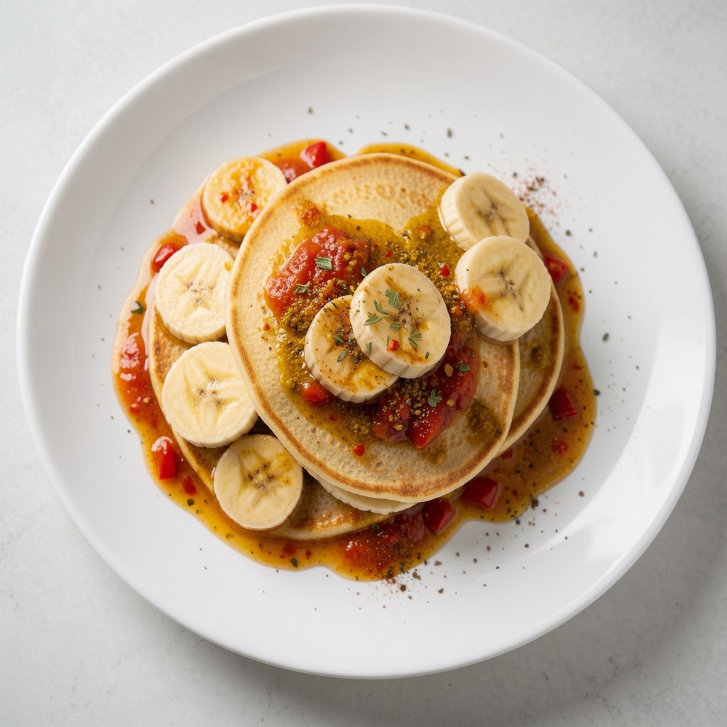 Naleśniki z bananami na ostro