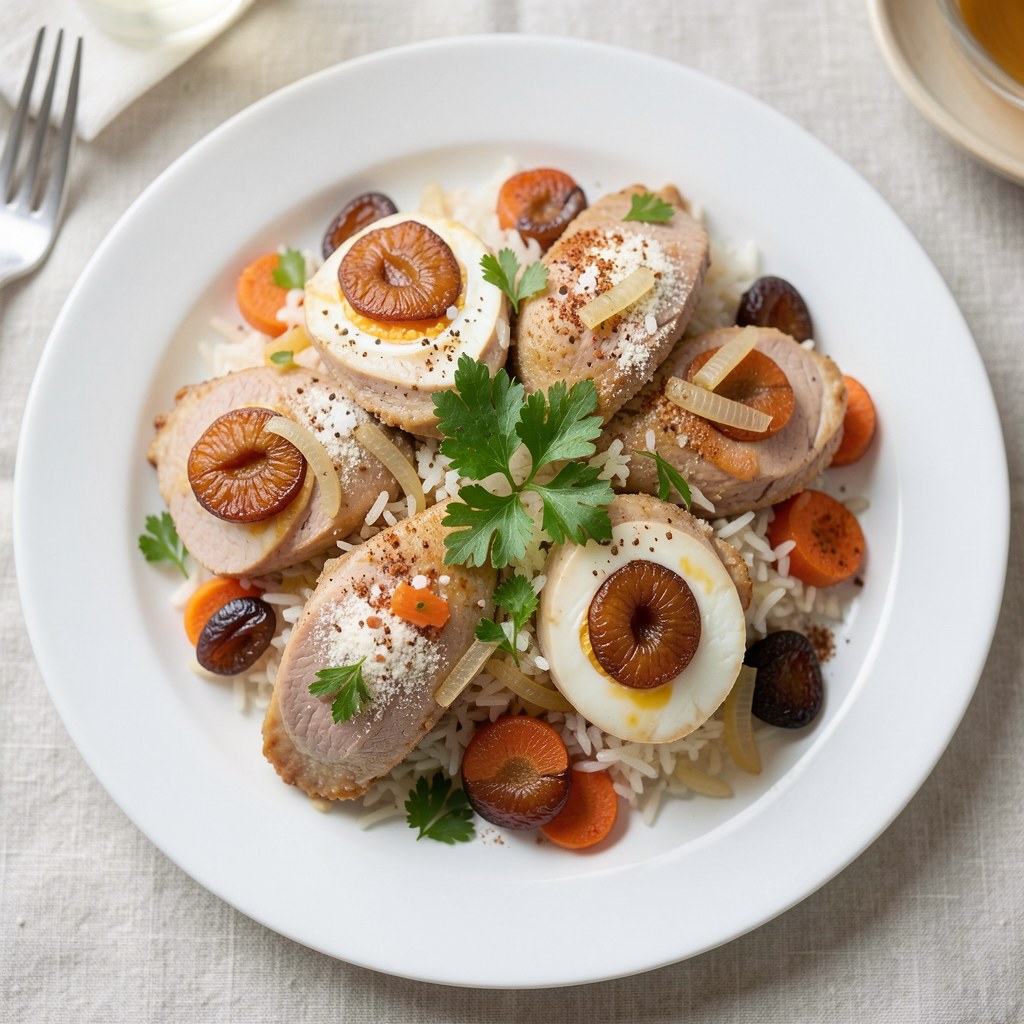 Drobiowe pulpety ze śliwkami