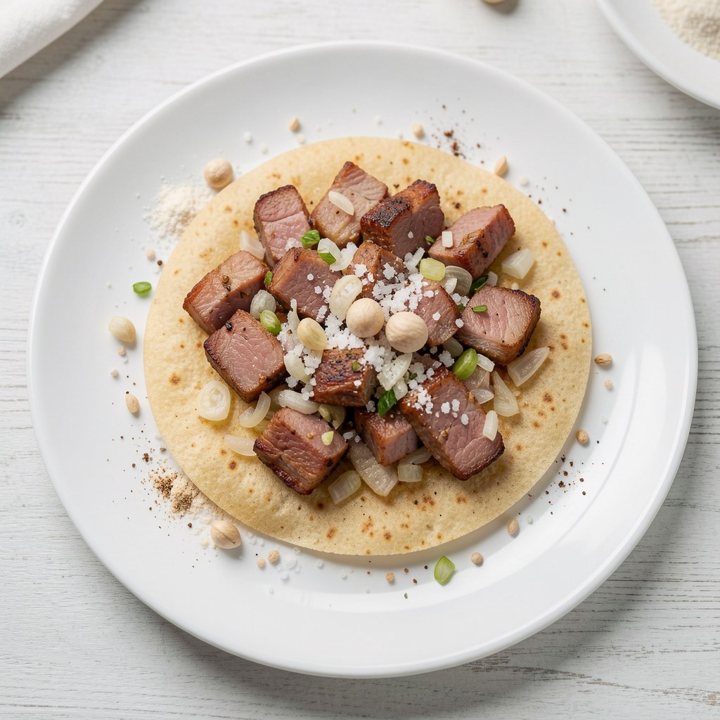 Pikantny placek z porem