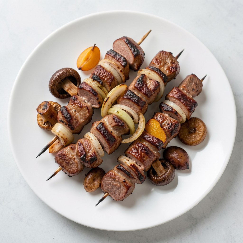 Szaszłyki z wątróbki wieprzowej