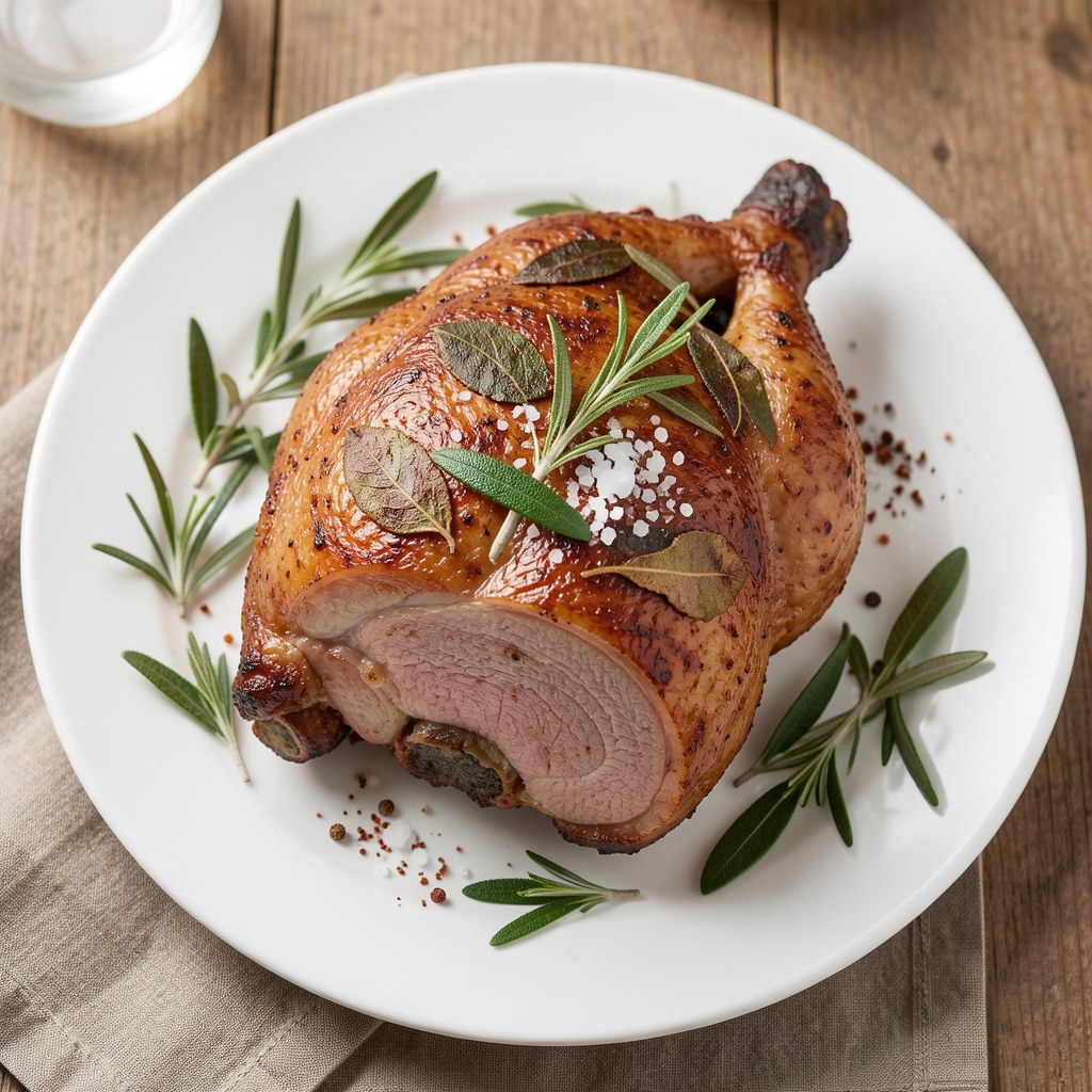 Karczek pieczony w całości