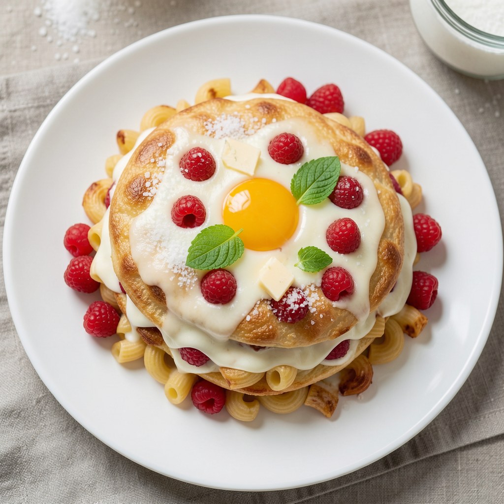 makaron zapiekany z serem