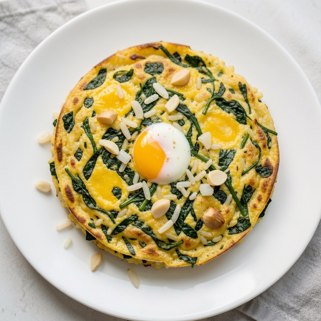 Tortilla ze szpinakiem